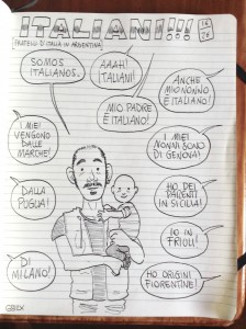 fumetti di viaggio Argentina