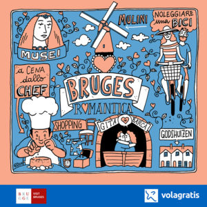 bruges illustrazioni di viaggio